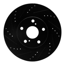 For Renault Megane 05-09 Brake Rotor eLINE Drilled & Slotted 1-Piece Front