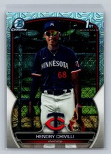 2023 Bowman Chrome #BCP-236 Hendry Chivilli Chrome Prospects Mojo Refractor