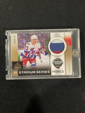 2024/25 SP GAME USED #GSF-1 ADAM FOX NHL STADIUM SERIES FABRICS PATCH 1/35