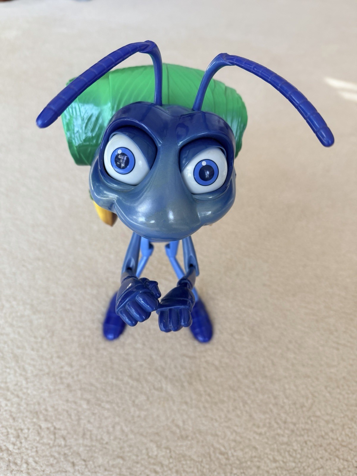 Vintage Disney Pixar A Bug's Life Flik Talking Action Figure 13