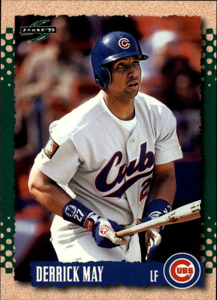 1995 Score #334 Derrick May - BB