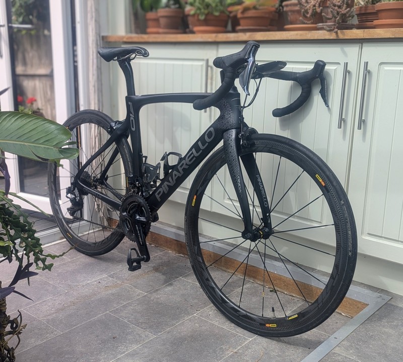 Pinarello Dogma F10 Carbon Road Bike Di2 11 Speed Black/Silver M 53 ship global