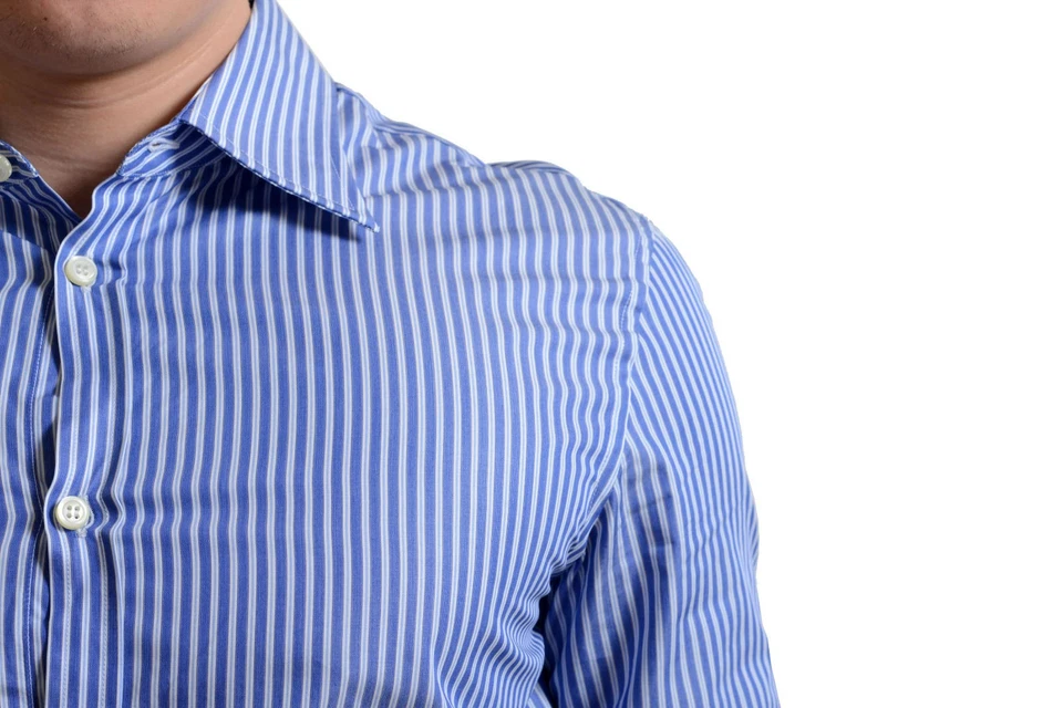 Dsquared2 Men's Multi-Color Striped Button Down Casual Shirt US XS S M L - Image 3 of 4