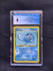 Pokemon Cards: Base Set Shadowless Common: Poliwag 59/102 CGC 9