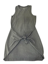Aerie Women’s Sleeveless Tank Tie Front Dress Gray Size Xs