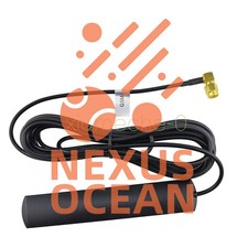 GSM GPRS Antenna 433 Mhz 2.5dbi Cable 90 SMA Male Universal DAB Patch Aerial F