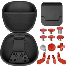 Metal Thumbstick Paddle Button Charger Fit For Xbox One Elite Serie 2 Controller