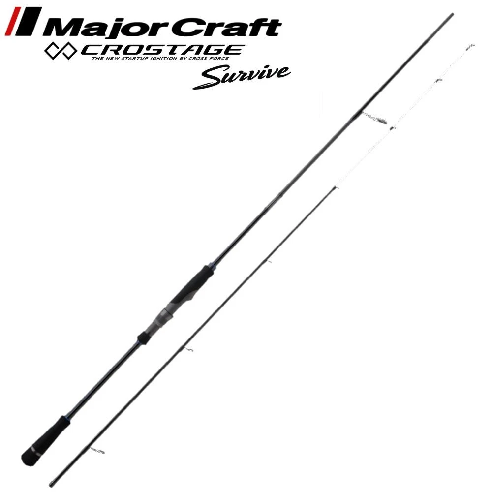 MAJOR CRAFT Micro Jigging Spinning Tubular Tip Rod CROSTAGE SURVIVE