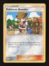 Pokemon Breeder 63/73 Reverse Holo Shining Legends MP Pokémon TCG on eBay