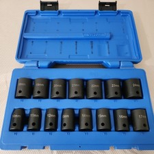 Cornwell Cbpi3m - 10-24mm 15pc Metric-12 Drive 6pt Shallow Impact Socket Set