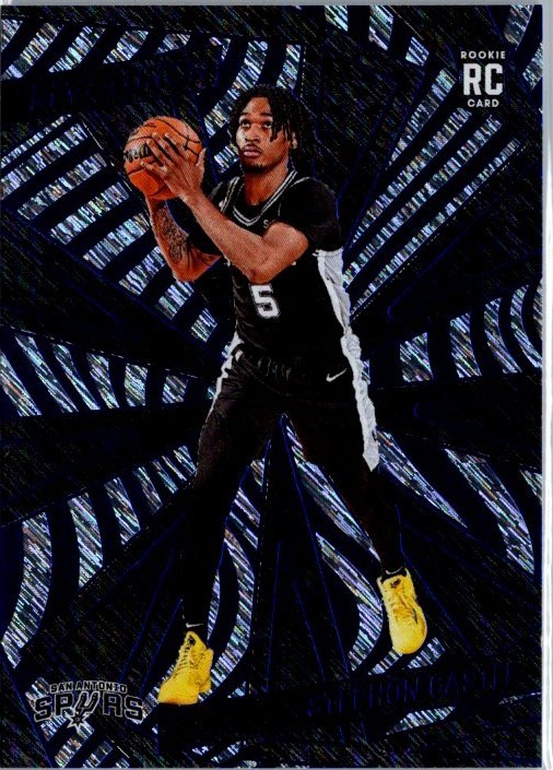 2024-25 Panini Revolution #116 Stephon Castle RC San Antonio Spurs