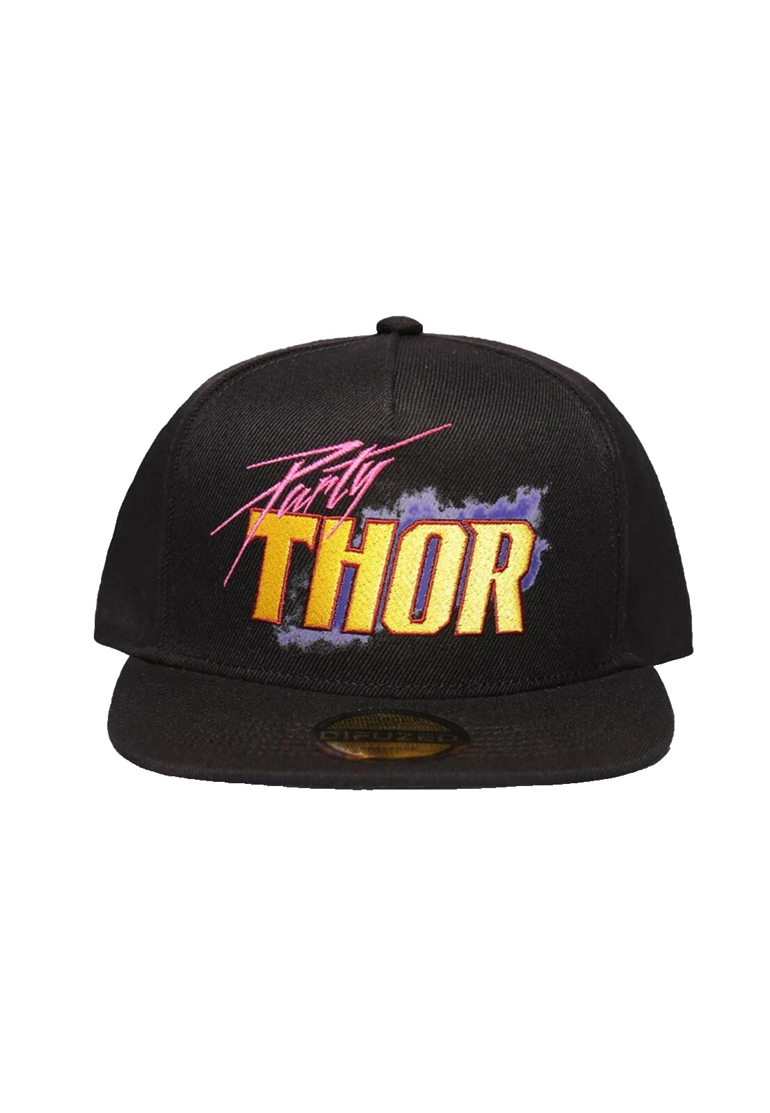 What If...? Party Thor With Printed Visor Black Difuzed Cap Baseball Cap Marvel