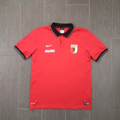 FC Augsburg FCA Polo 2014/15 Trikot Größe: M Fußball Streatwear Nike Fans 