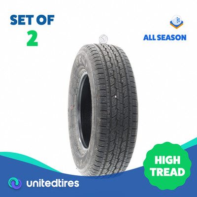Set of (2) Used LT 225/75R16 General Grabber HTS 115/112S - 12/32