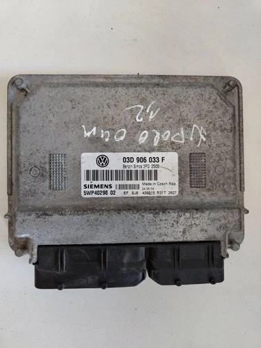 VW POLO 9N Motorsteuergerät ECU 03D906033F 5WP4029802 1.20 Petrol 40kw 34701468