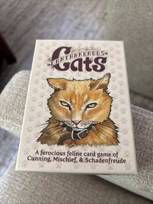 Cantankerous Cats, A Feline Card Game For Cat Lovers
