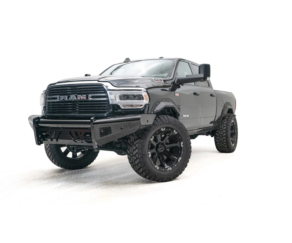 FAB FOURS DR94-S1560-1 FULL GUARD BLK STEEL REPLACEMENT BUMPER FOR RAM 2500/3500 Foto 4 de 4