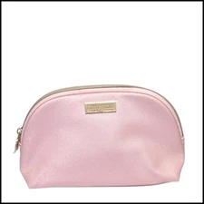 Bobbi Brown Pink Shimmer Cosmetic Makeup Bag Zipper Pouch Travel Organizer