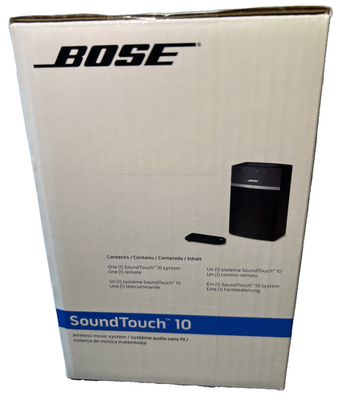 Bose SoundTouch 10 Wireless Music System Model 416776 - Black for