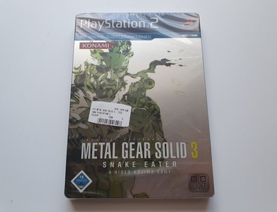 Metal Gear Solid 3 Snake Eater Steelbook Edition Sony PS2 Spiel   NEU & OVP RAR