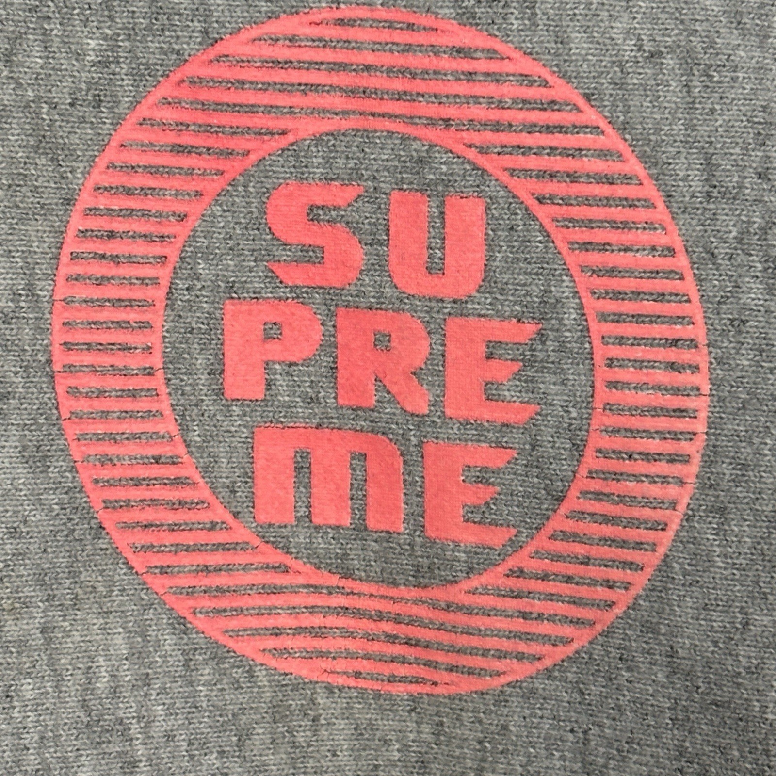 Supreme Gray Pullover Hoodie Pink Logo Made in Canada Men’s Medium thumbnail 19