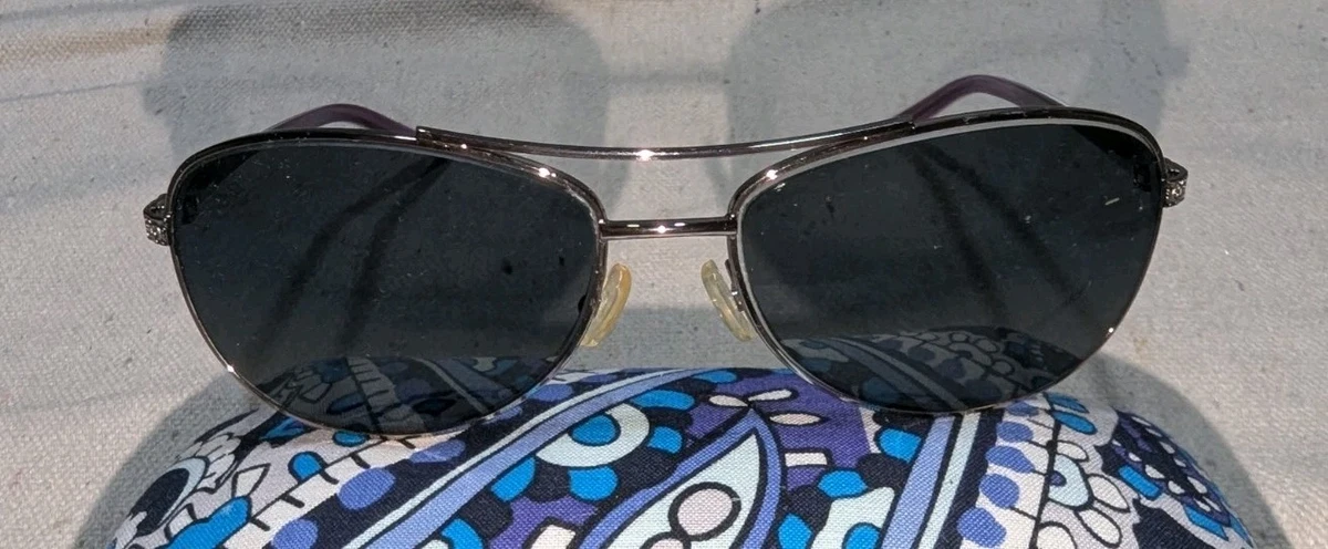 Vera Bradley Sunglasses mod. Dot Haymarket Paisley HYP Black Aviators Vera Bradley Aviator Sunglasses for Women for sale | eBay main image 4