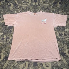 VINTAGE Sea Dog Solo Logo Orange T-shirt Mens Size XL