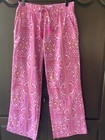 Vineyard Vines Wide Leg Beach Pants Womens S Pink Mosaic Print Tassel Drawstring — photo 1