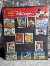 Disneyland Paris Disney Postage Stamp Set  Vintage 90s
