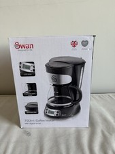 Swan Programmable Coffee Maker Machine with Keep Warm Function, LCD Timer- 750ml