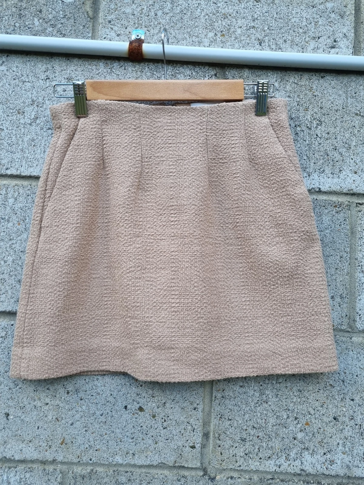 Babaton Skirt With Pockets Size 4 Cotton Linen Blend Euc mini