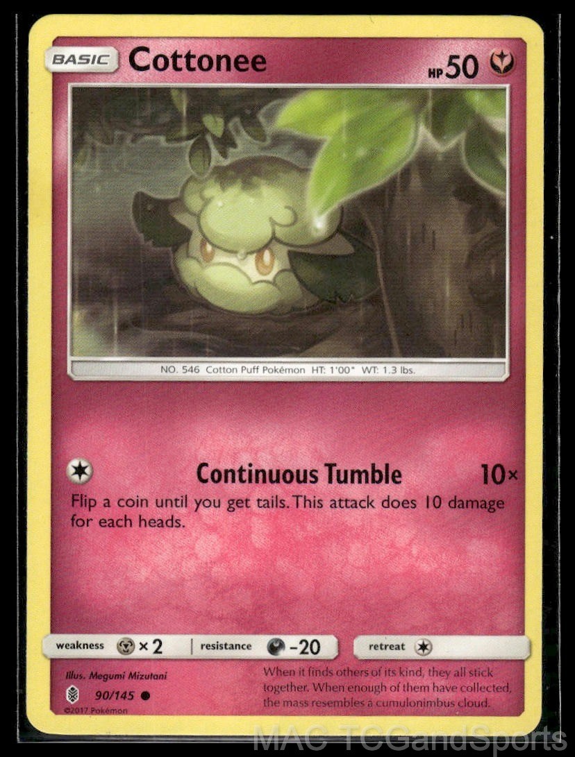 Cottonee 90/145 Guardians Rising Pokemon TCG LP