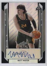 2021-22 Leaf Metal Black Rainbow 15/15 Matt Mayer #BA-MM2 Auto 1cx3