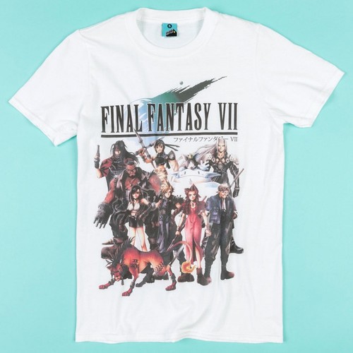 Final Fantasy VII Group White T-Shirt : L,XL,XXL,5XL - Picture 1 of 2
