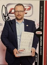 DEL 15/16 Christof Kreutzer Basic #267 Düsseldorf / Weisswasser  *signiert*