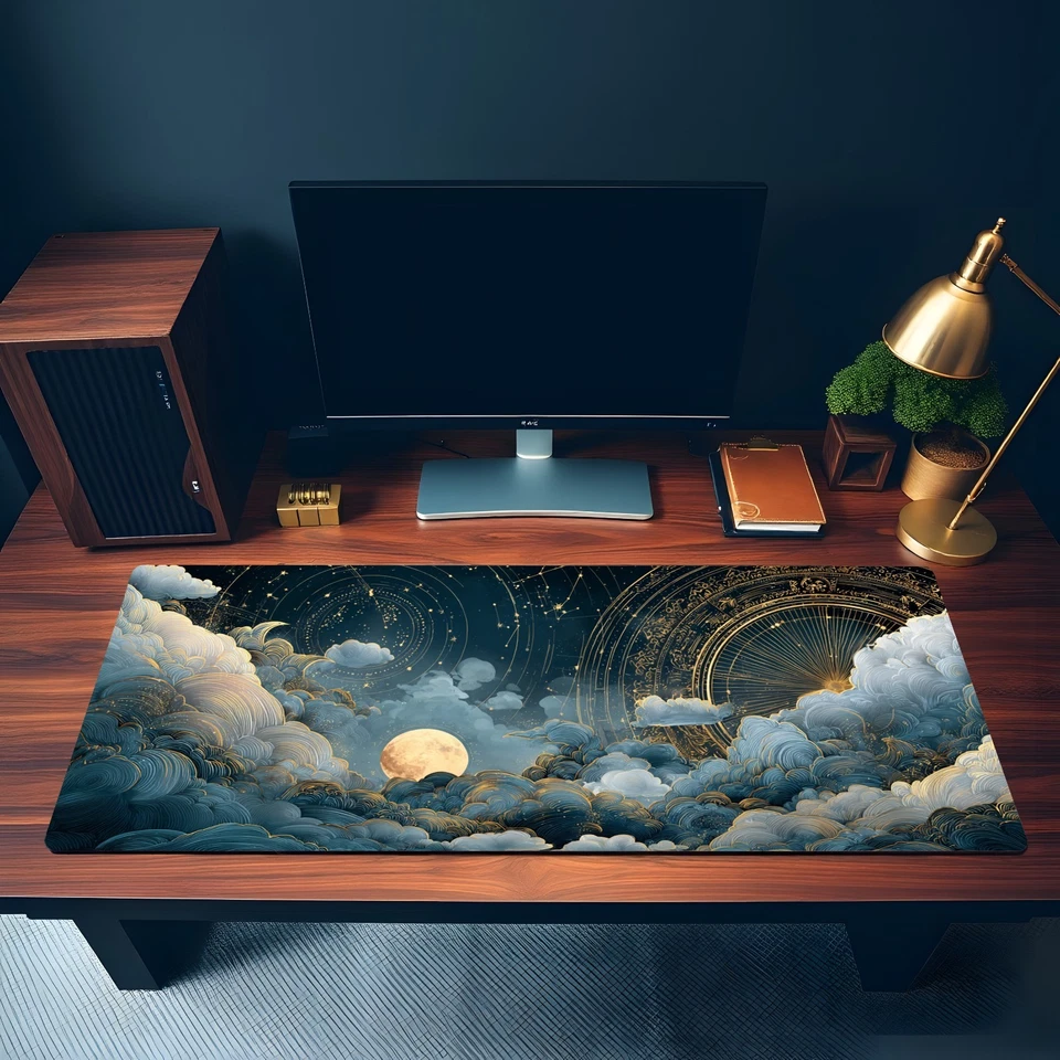 Alfombra de juego MTG | Alfombra de juego temática de noche celestial | Alfombra de juego no oficial Magic The Gathering Foto 3 de 4