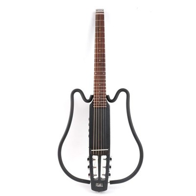 FOJILL  Acoustic Electric Travel Headless Guitar portable built in effect&Gigbag