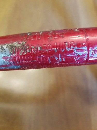 Vintage BMX Huffy Pro Thunder Red Bike HANDLEBARS with Grips - Picture 18 of 24