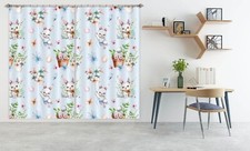 3D Cartoon Bunny Petals A6273 Photo Curtain Window Blockout Fabric Amy 2024