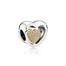 New! Authentic Pandora Joined Together 791806CZ Wife Love Mom Christmas Sale