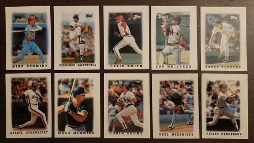 1988 Topps Mini League Leaders Lot of 78 Stars and Hall of Famers - Henderson + - Picture 2 of 2