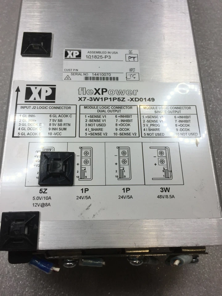 XP Power FLEXPOWER X7-3W1P1P5Z-XD0149 PSU 5V/10A 12V/8A 24V/5A 48V/8.5A FREE S/H - Image 2 of 4
