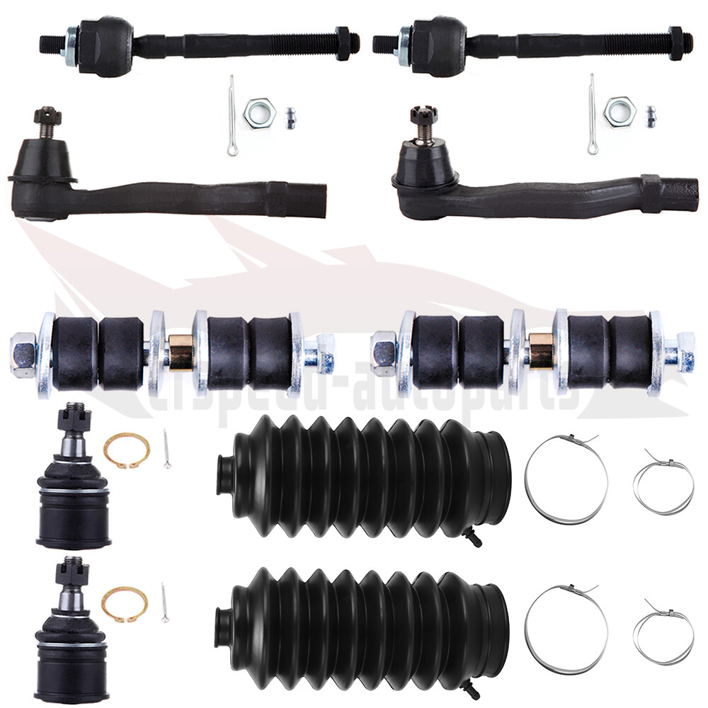 10PCS Ball Joint Tie Rod End Sway Bar Link For 1992-95 Honda Civic Acura Integra
