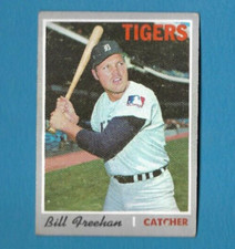 1970 Topps Vintage Baseball Card-VG Cond. BILL FREEHAN, Detroit Tigers MLB #335