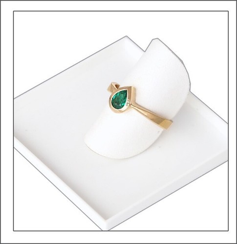 Bei diesem Smaragd kommt jeder ins Schwärmen - Ring Gelbgold- von Greenfire - Bild 4 von 7