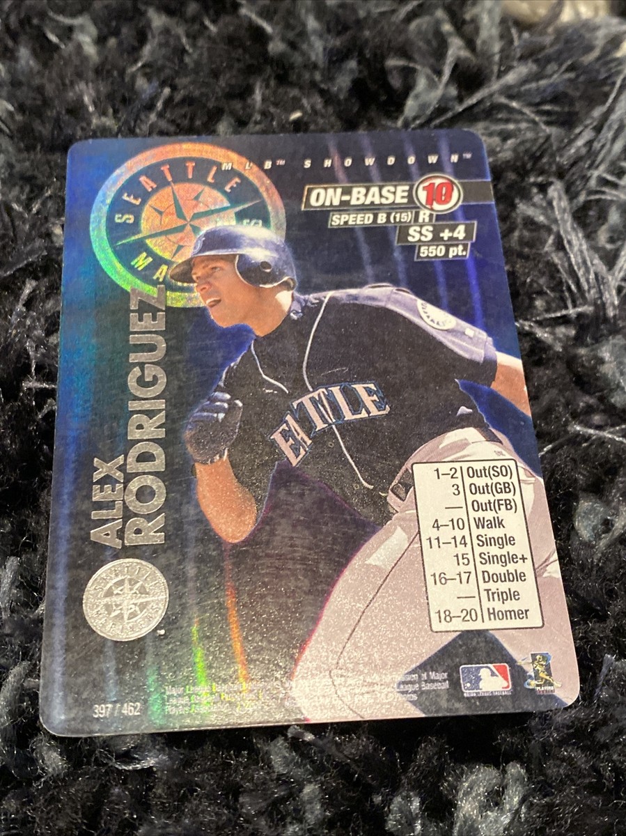 MLB Showdown 2001 Alex Rodriguez Arod Foil Holo Baseball Card