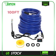 100FT Heated Water Hose for RV-45 ?H Antifreeze 4.0 Upgraded W/Digital Display