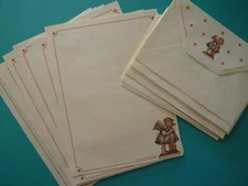 M. J.HUMMEL (Goebel) Stationery Set “Telling Her Secret”  Vintage 1992