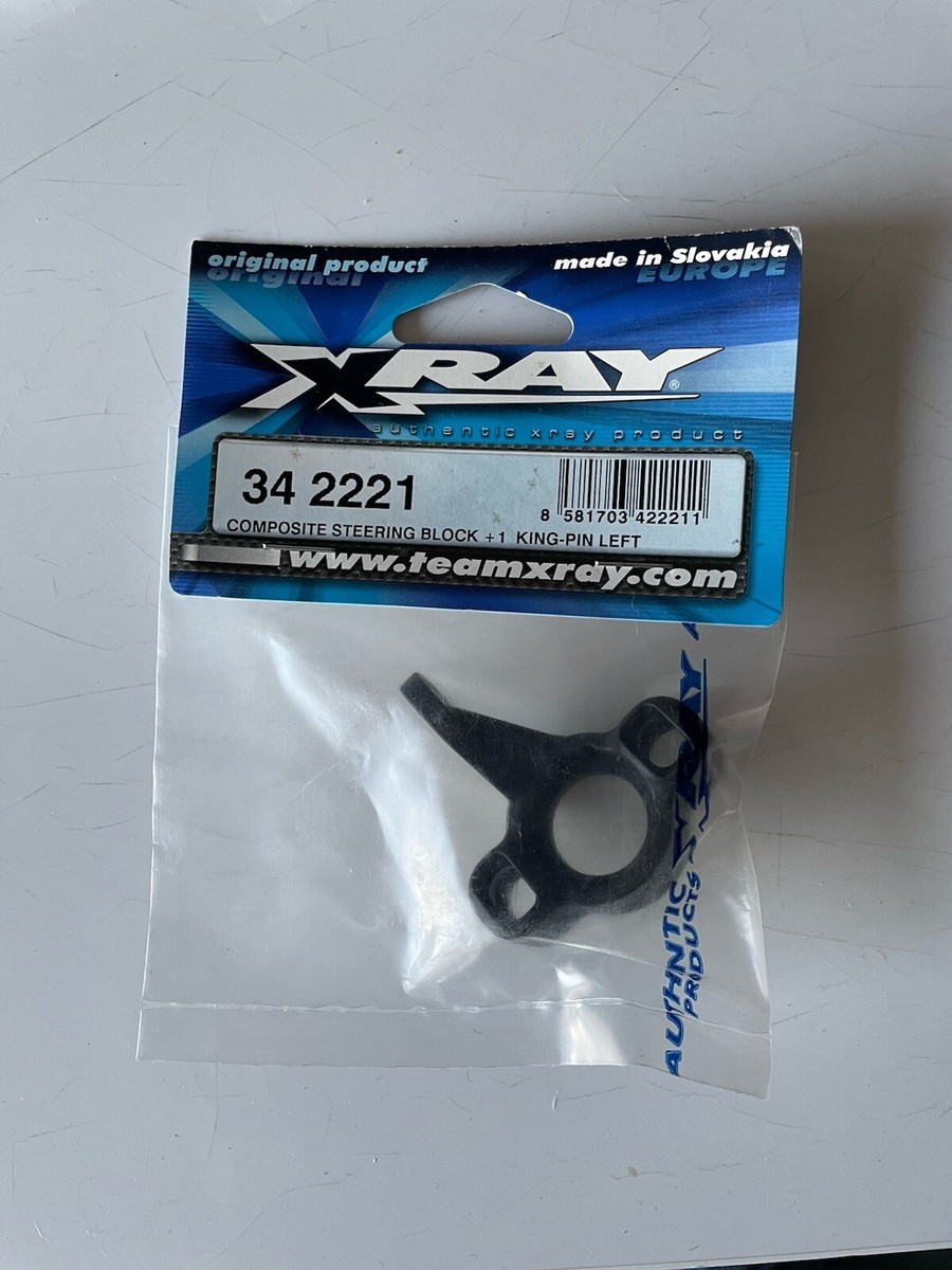 XRAY 342221 Composite Steering Block +1° Kingpin Left | eBay