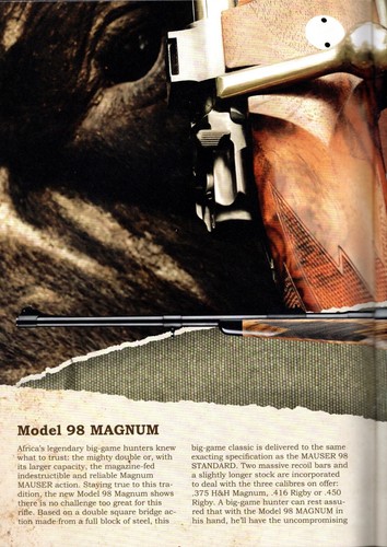 MAUSER RIFLES 2019 CATALOGUE (includes different TYPES within each Model. - Picture 7 of 12